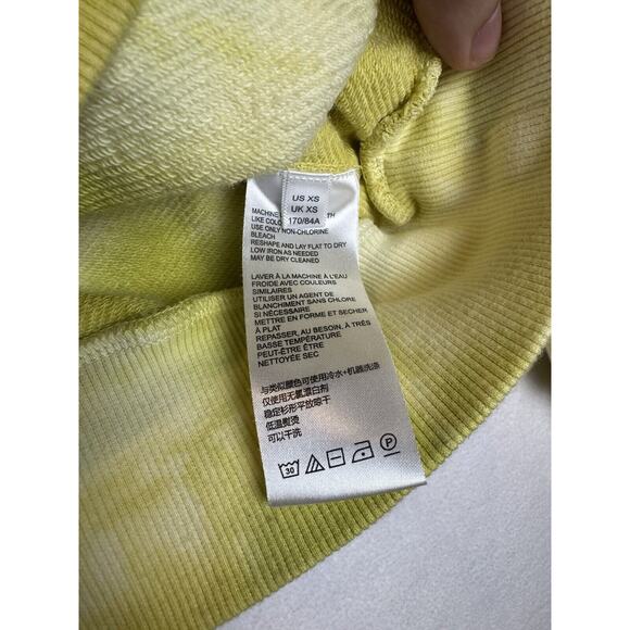 Pilcro And The Letterpress Anthropologie Elayna‎ Sweatshirt Top Yellow Medium - Picture 7 of 12